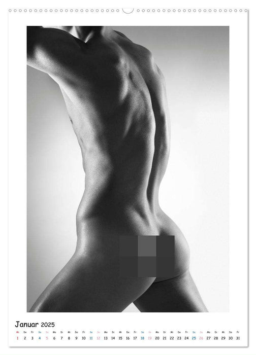 Männer... Skulptur deluxe (CALVENDO Premium Wandkalender 2025)