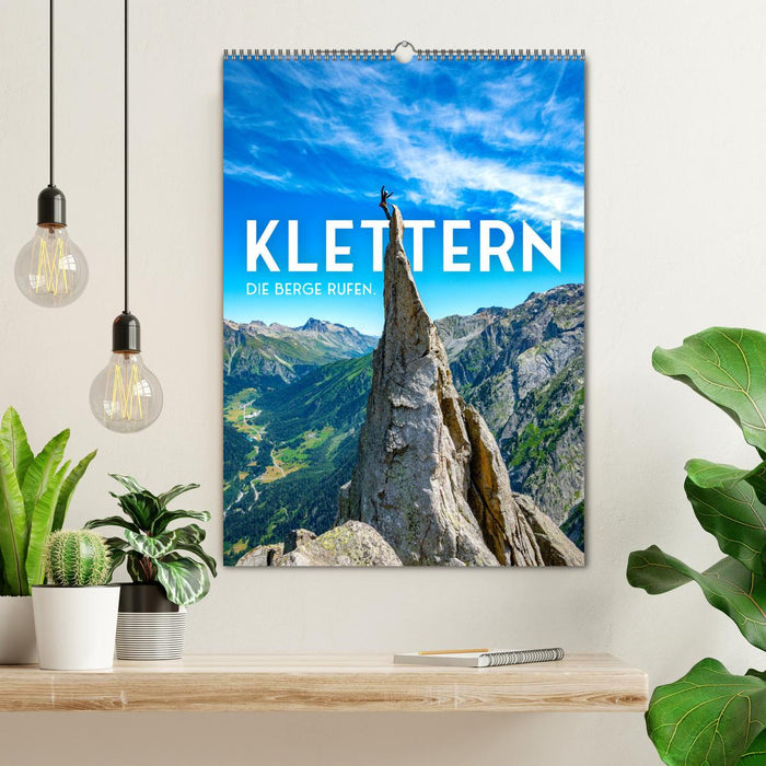 Klettern - Die Berge rufen. (CALVENDO Wandkalender 2025)