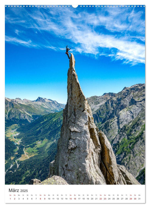 Klettern - Die Berge rufen. (CALVENDO Wandkalender 2025)