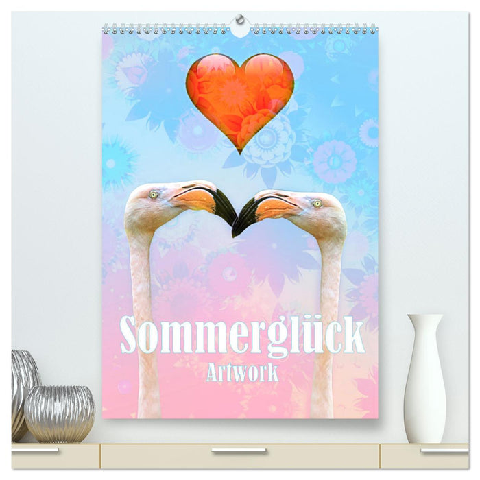 Sommerglück - Artwork (CALVENDO Premium Wandkalender 2025)