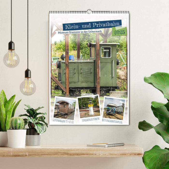 Klein- und Privatbahn Museum Gramzow (CALVENDO Wandkalender 2025)