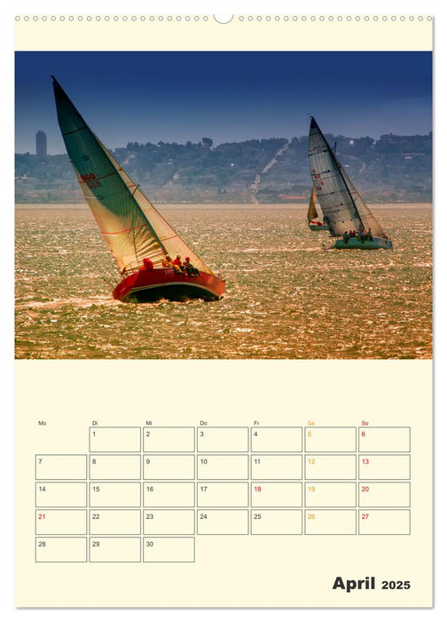 Segeln bis zum Horizont (CALVENDO Premium Wandkalender 2025)