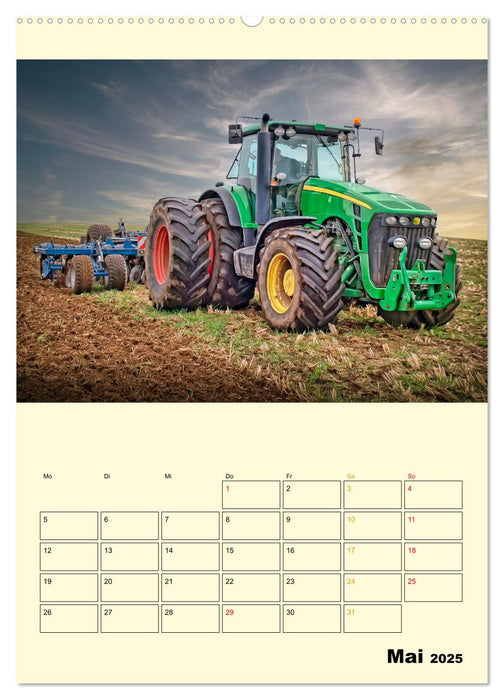 Traktor Giganten (CALVENDO Premium Wandkalender 2025)