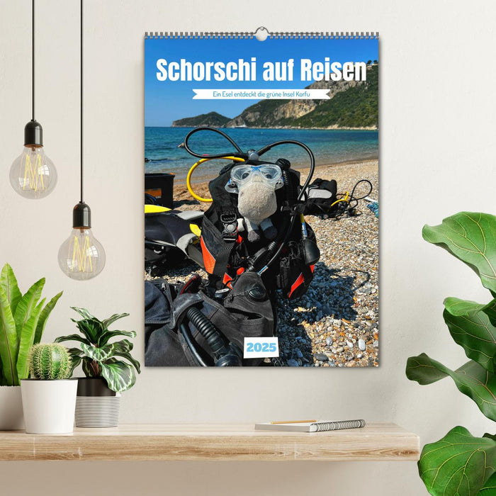 Schorschi auf Reisen (CALVENDO Wandkalender 2025)