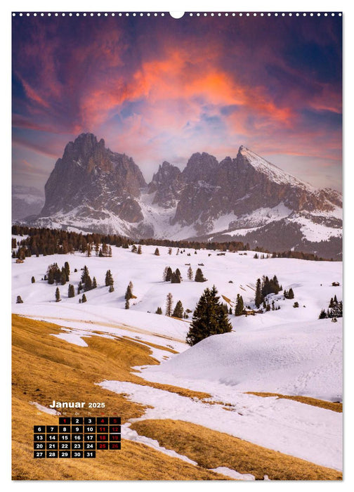 Südtirol, das Wanderparadies (CALVENDO Premium Wandkalender 2025)