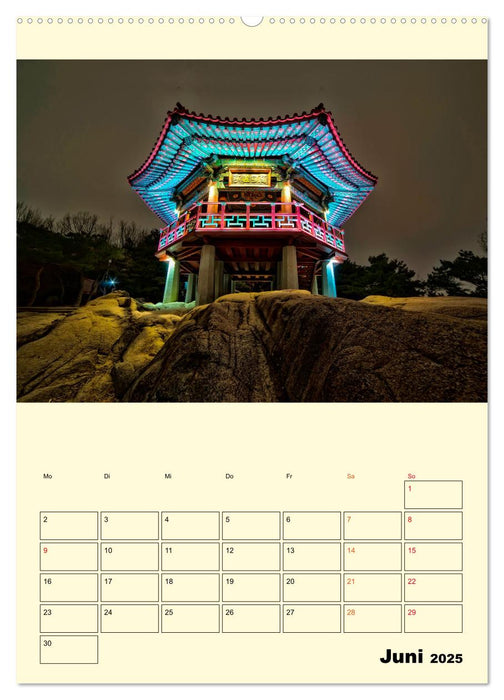 Südkorea - Tradition und Hightech (CALVENDO Premium Wandkalender 2025)