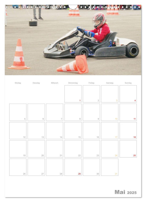 Slalomkart - Gas, Gas, Vollgas! 2025 (CALVENDO Wandkalender 2025)