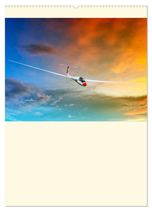 Segelfliegen - dem Himmel ganz nah (CALVENDO Premium Wandkalender 2025)
