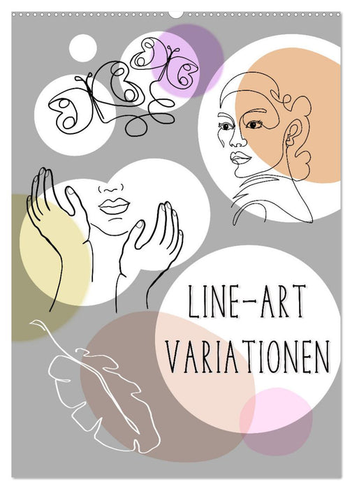 Line-Art Variationen (CALVENDO Wandkalender 2025)