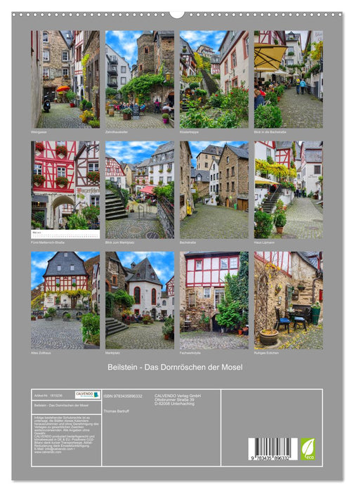 Beilstein - Das Dornröschen der Mosel (CALVENDO Premium Wandkalender 2025)