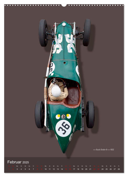 Legenden des Rennsports, Historic Grand Prix Cars 1925-1960 (CALVENDO Premium Wandkalender 2025)