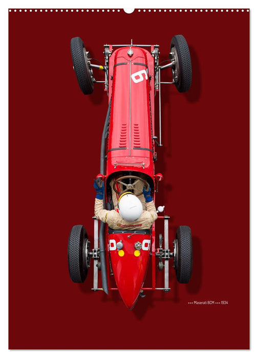 Legenden des Rennsports, Historic Grand Prix Cars 1925-1960 (CALVENDO Premium Wandkalender 2025)