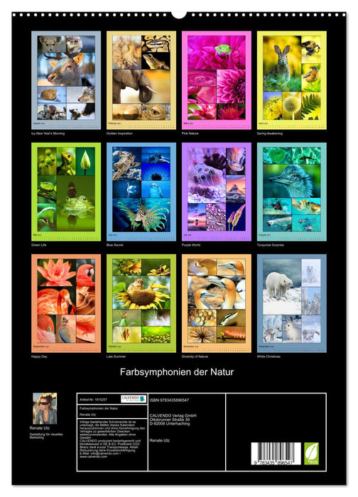Farbsymphonien der Natur (CALVENDO Premium Wandkalender 2025)