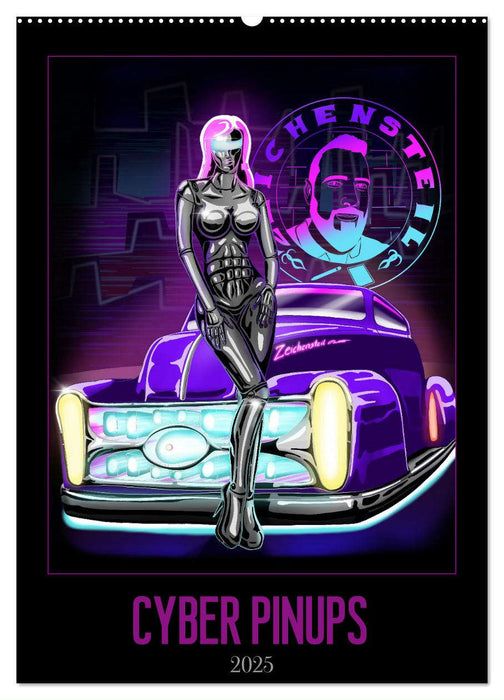 CYBER PINUPS (CALVENDO Wandkalender 2025)