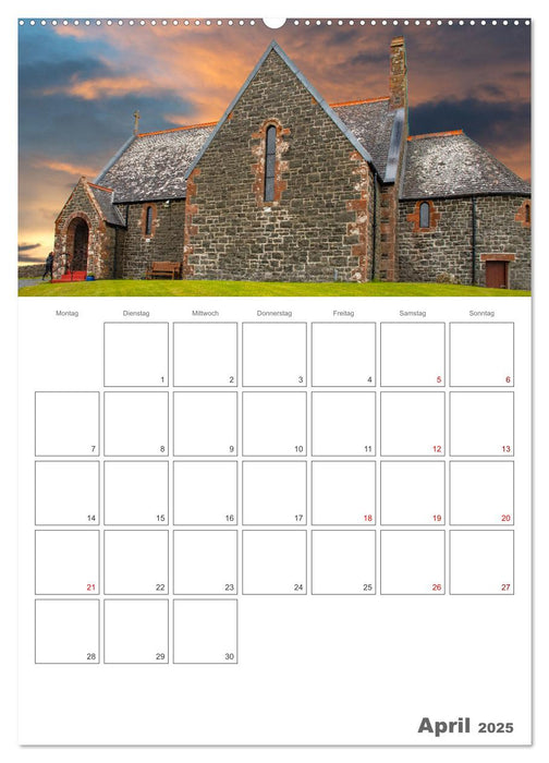 Schottland - Reiseplaner (CALVENDO Wandkalender 2025)