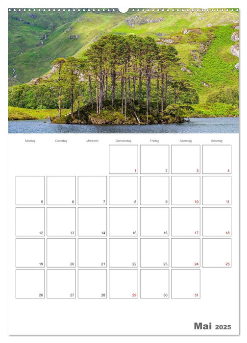 Schottland - Reiseplaner (CALVENDO Wandkalender 2025)