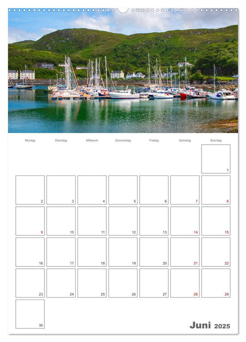 Schottland - Reiseplaner (CALVENDO Wandkalender 2025)