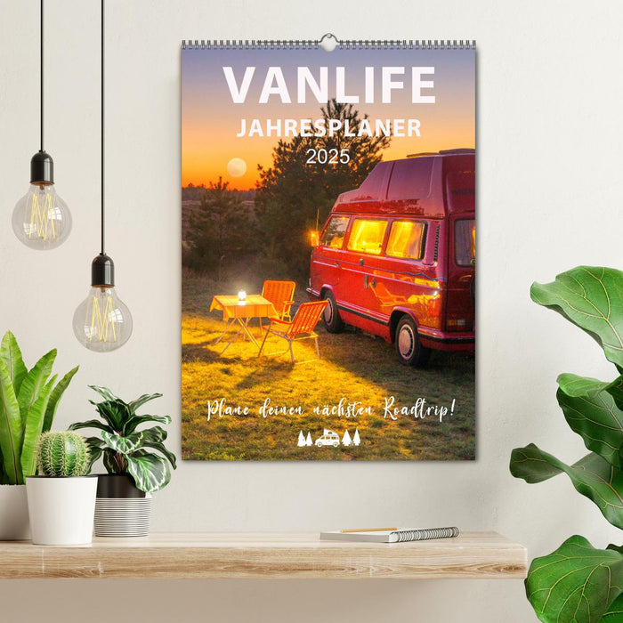 Vanlife Jahresplaner (CALVENDO Wandkalender 2025)