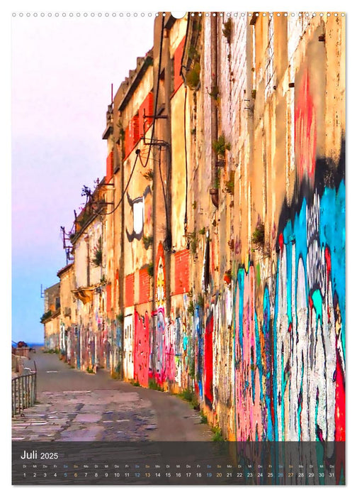 Graffiti Kunst an der frischen Luft (CALVENDO Premium Wandkalender 2025)