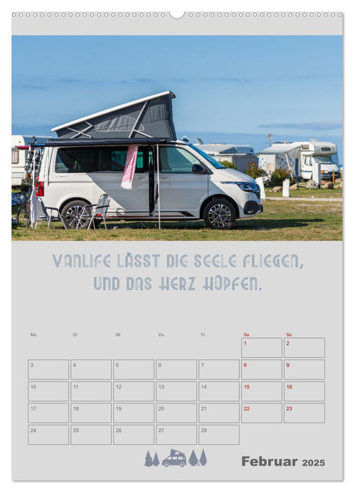 Vanlife - Hotel kann jeder! (CALVENDO Premium Wandkalender 2025)