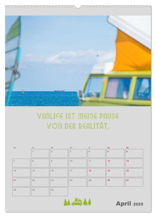 Vanlife - Hotel kann jeder! (CALVENDO Premium Wandkalender 2025)