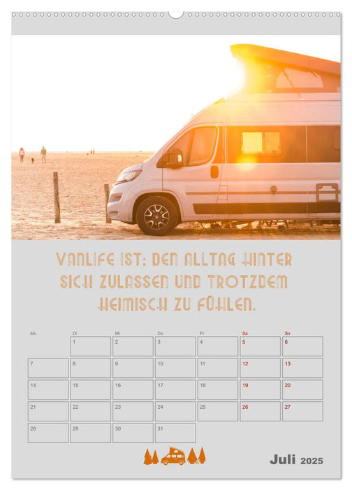 Vanlife - Hotel kann jeder! (CALVENDO Premium Wandkalender 2025)