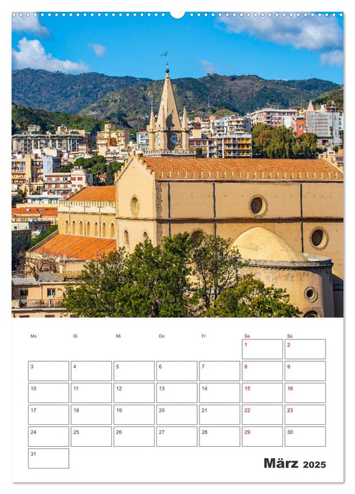 Messina - Reiseplaner (CALVENDO Premium Wandkalender 2025)