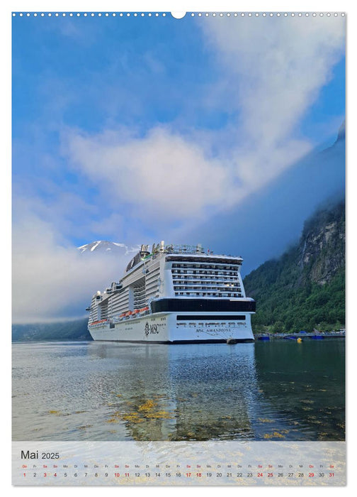 Unterwegs in Norwegen - Mit dem Wohnmobil an schönen Orten verweilen (CALVENDO Wandkalender 2025)