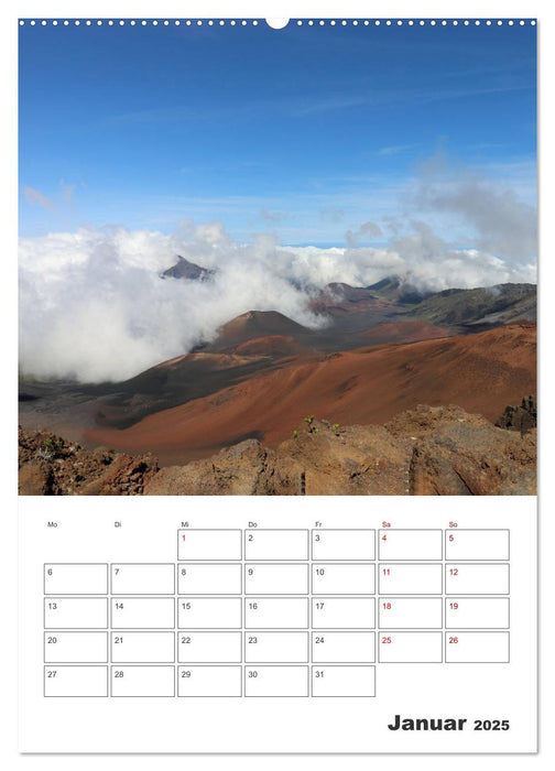 Hawaii - Reiseplaner (CALVENDO Premium Wandkalender 2025)