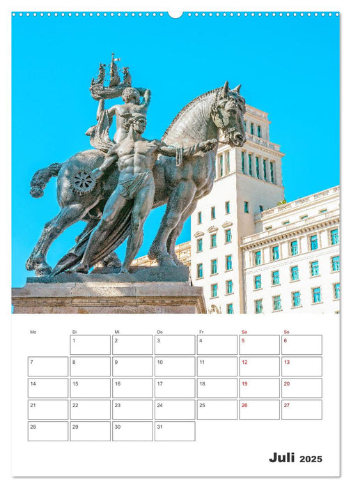 Barcelona - Urlaubsplaner (CALVENDO Premium Wandkalender 2025)