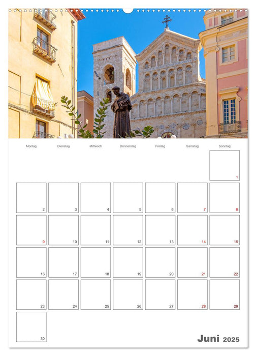 Cagliari - Urlaubsplaner (CALVENDO Wandkalender 2025)