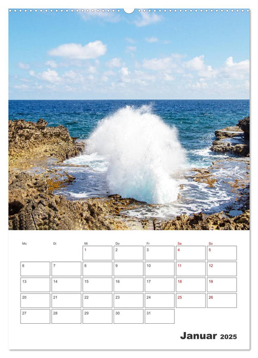 Curacao - Terminplaner (CALVENDO Premium Wandkalender 2025)