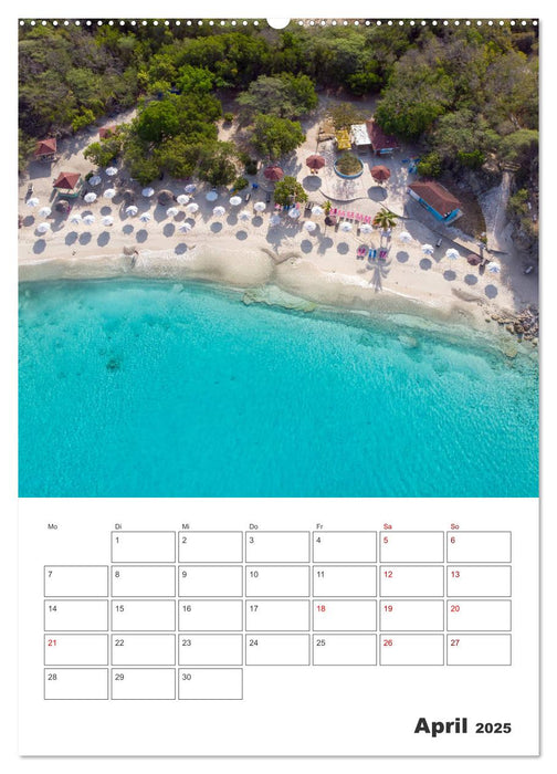 Curacao - Terminplaner (CALVENDO Premium Wandkalender 2025)