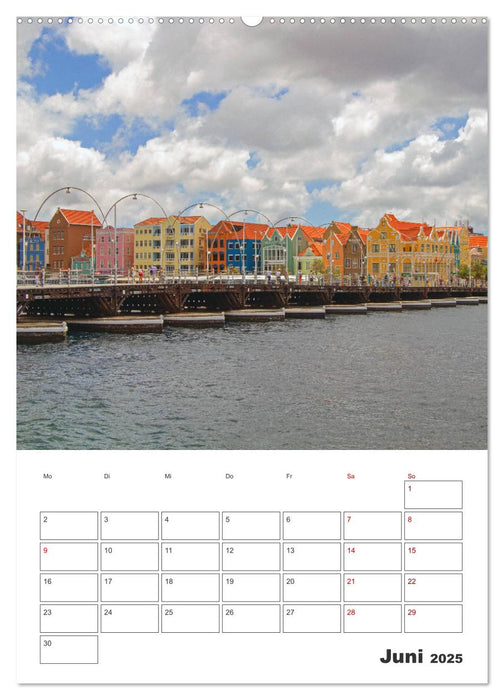 Curacao - Terminplaner (CALVENDO Premium Wandkalender 2025)