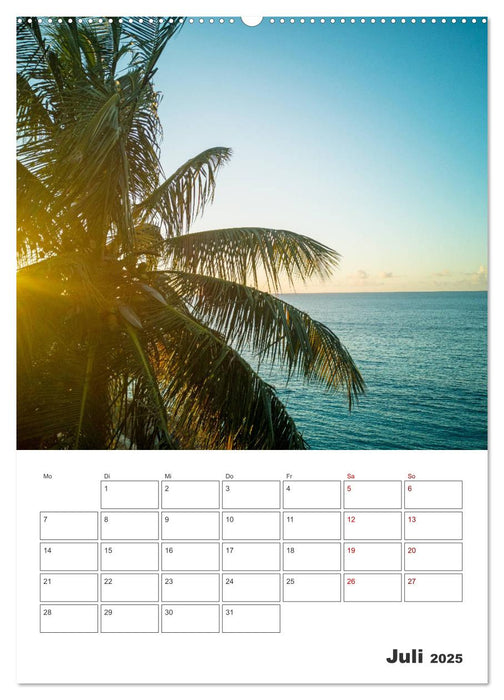 Curacao - Terminplaner (CALVENDO Premium Wandkalender 2025)