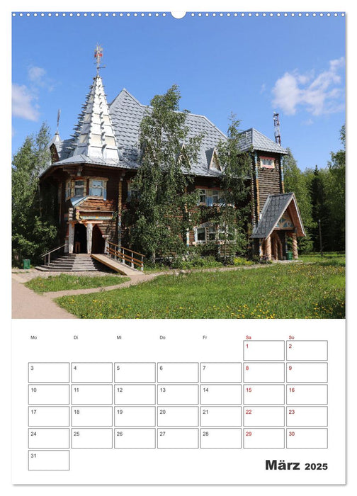 Russland - Terminplaner (CALVENDO Premium Wandkalender 2025)