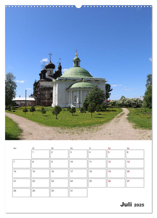 Russland - Terminplaner (CALVENDO Premium Wandkalender 2025)