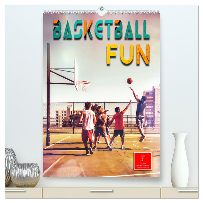 Basketball Fun (CALVENDO Premium Wandkalender 2025)