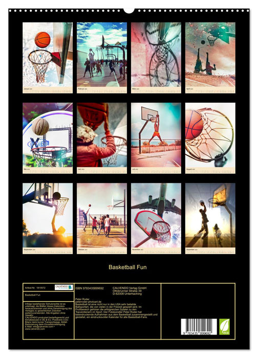 Basketball Fun (CALVENDO Premium Wandkalender 2025)