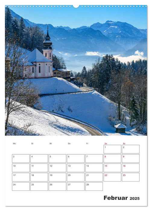 Vier Jahreszeiten im Berchtesgadener Land (CALVENDO Premium Wandkalender 2025)