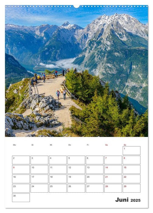 Vier Jahreszeiten im Berchtesgadener Land (CALVENDO Premium Wandkalender 2025)