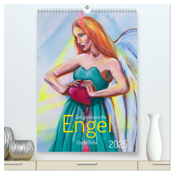 Zeitgenössische Engel (CALVENDO Premium Wandkalender 2025)