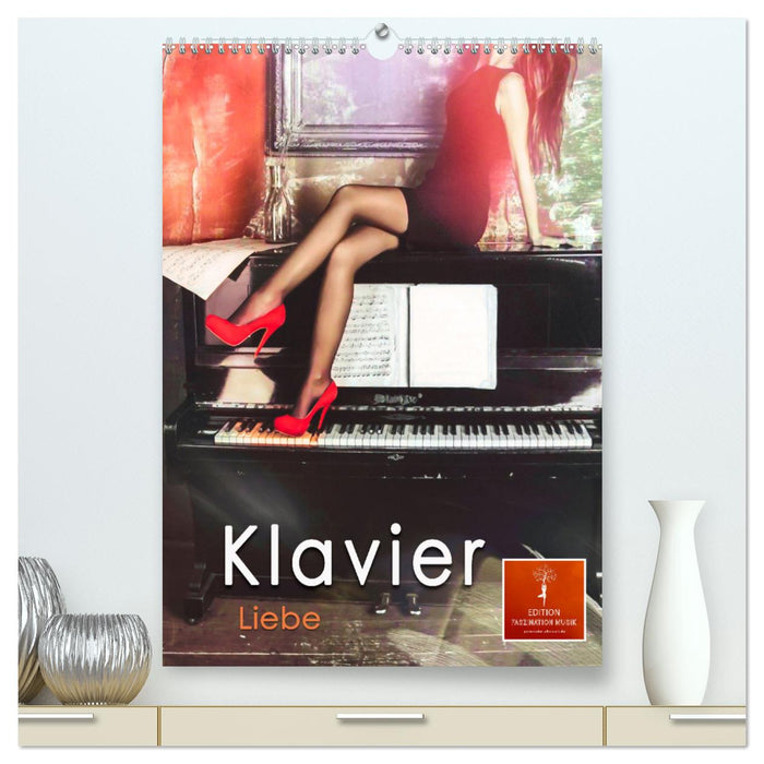 Klavier Liebe (CALVENDO Premium Wandkalender 2025)