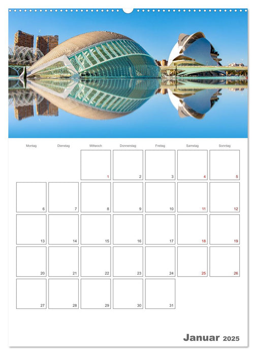 Valencia - Reiseplaner (CALVENDO Wandkalender 2025)