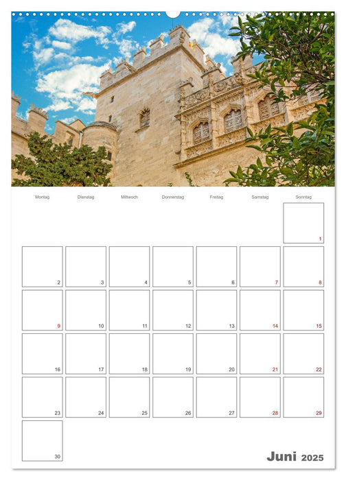 Valencia - Reiseplaner (CALVENDO Wandkalender 2025)