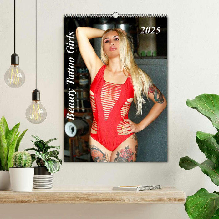 Beauty Tattoo Girls 2025 (CALVENDO Wandkalender 2025)