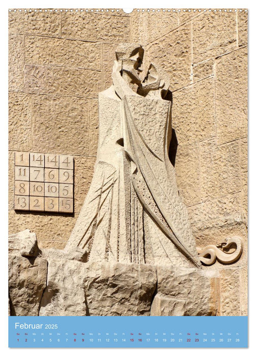 Sagrada Família - Gaudís unvollendetes Meisterwerk (CALVENDO Premium Wandkalender 2025)