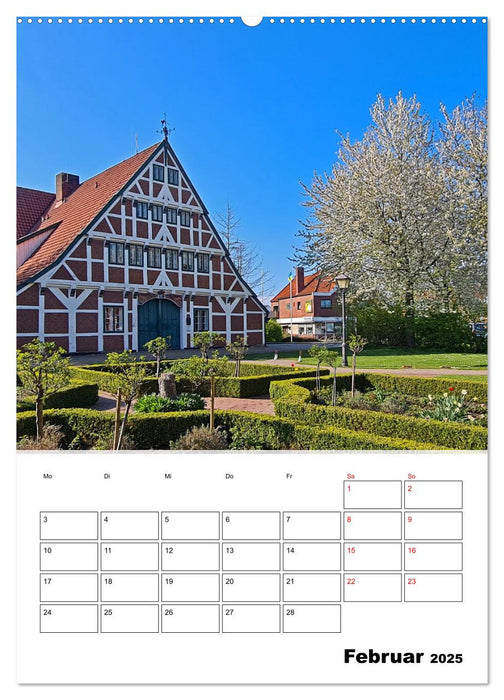 Frühling im Alten Land - Baumblütenzeit (CALVENDO Wandkalender 2025)