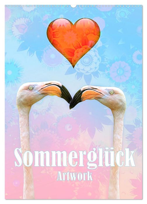 Sommerglück - Artwork (CALVENDO Wandkalender 2025)