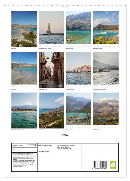 Kreta (CALVENDO Premium Wandkalender 2025)
